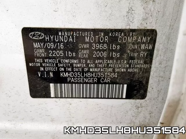 KMHD35LH8HU351584 фото 2