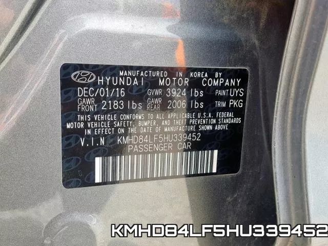 KMHD84LF5HU339452 фото 2