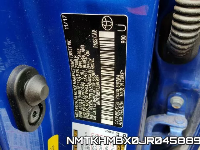 NMTKHMBX0JR045889 фото 2