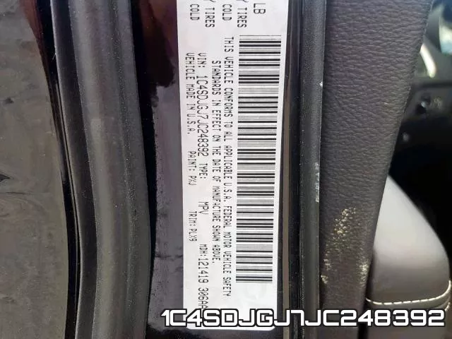 1C4SDJGJ7JC248392 фото 2