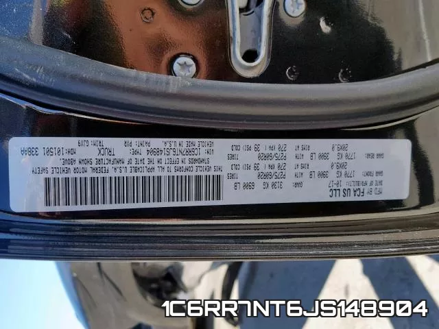 1C6RR7NT6JS148904 фото 2