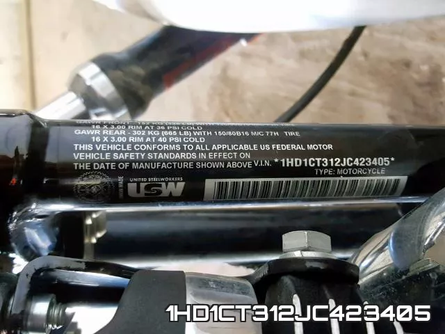 1HD1CT312JC423405 фото 2