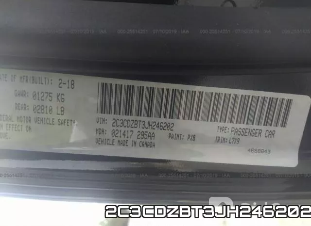 2C3CDZBT3JH246202 фото 9