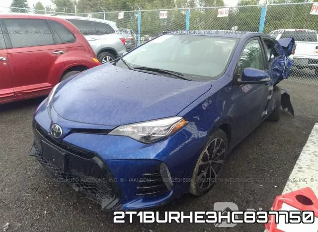 2T1BURHE3HC837750 фото 3