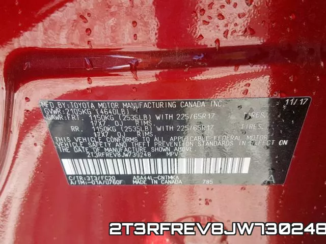 2T3RFREV8JW730248 фото 2