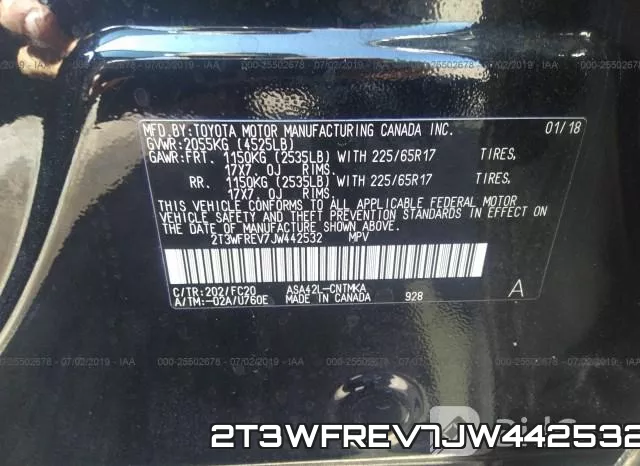 2T3WFREV7JW442532 фото 10
