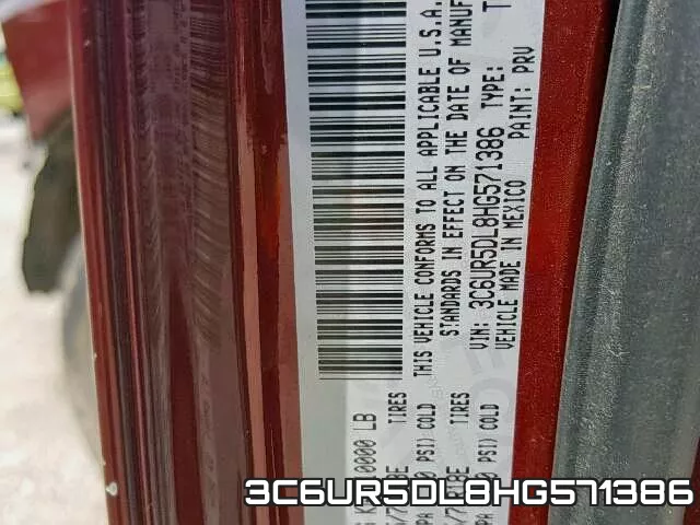 3C6UR5DL8HG571386 фото 2