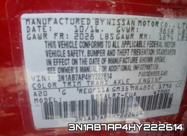 3N1AB7AP4HY222614 фото 10