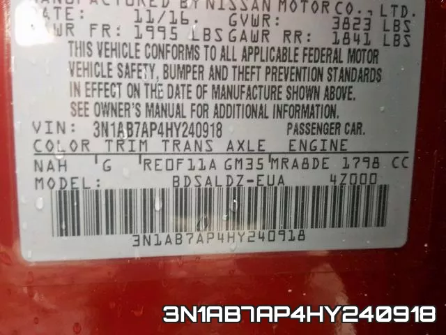 3N1AB7AP4HY240918 фото 2