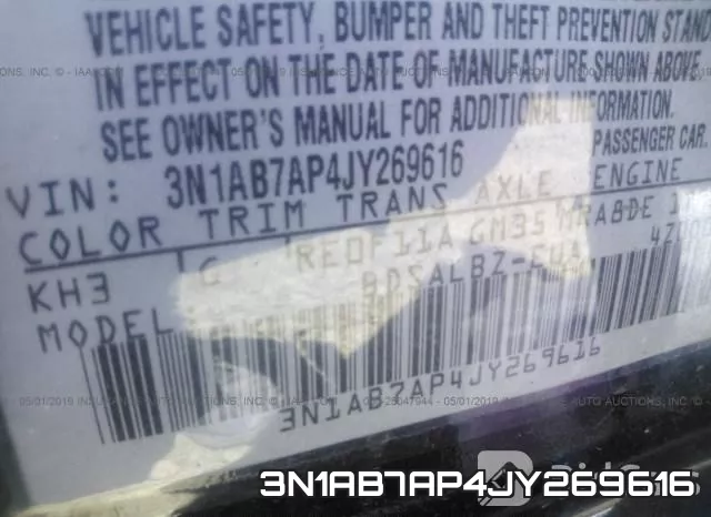 3N1AB7AP4JY269616 фото 10