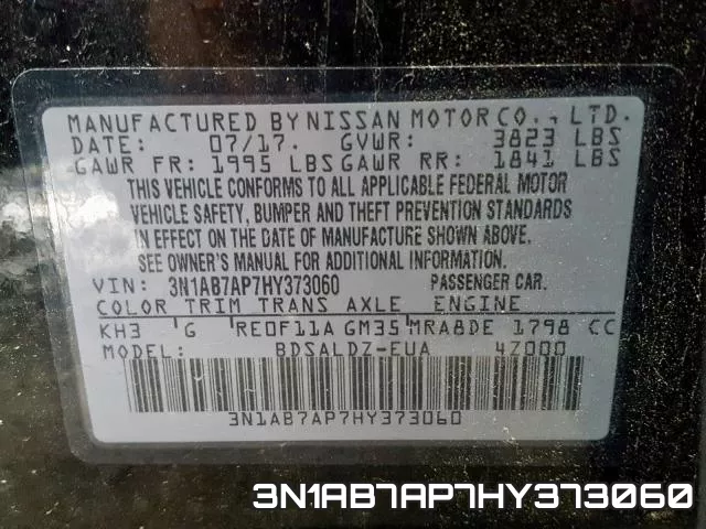 3N1AB7AP7HY373060 фото 2