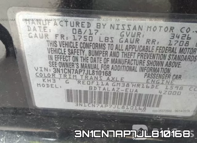 3N1CN7AP7JL810168 фото 10