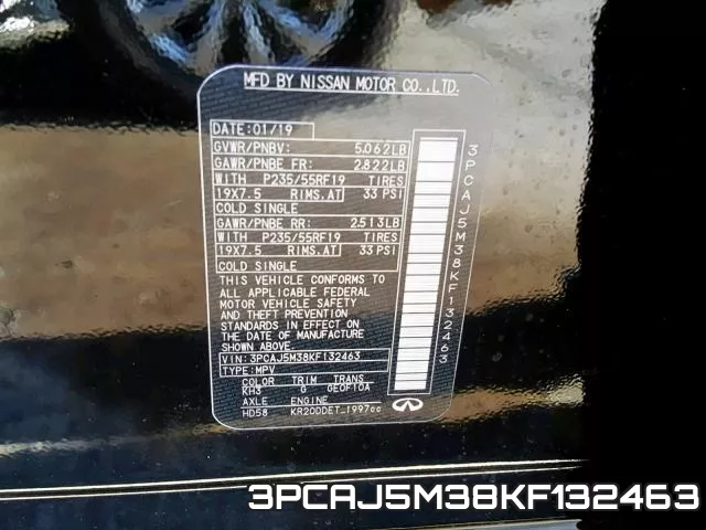 3PCAJ5M38KF132463 фото 2