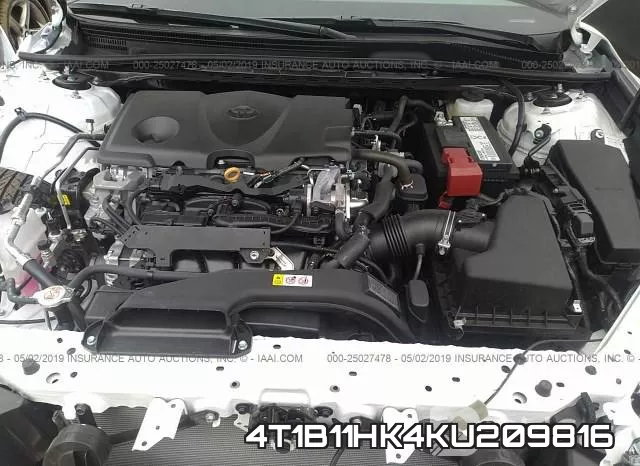 4T1B11HK4KU209816 фото 2