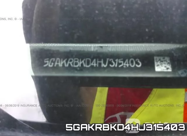 5GAKRBKD4HJ315403 фото 7