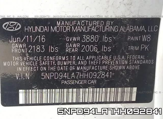 5NPD94LA7HH092841 фото 10