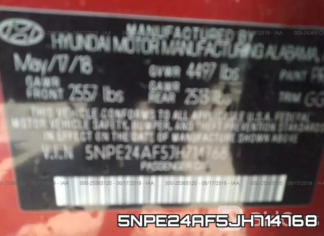 5NPE24AF5JH714768 фото 10