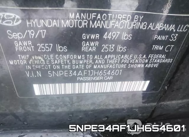 5NPE34AF1JH654601 фото 10