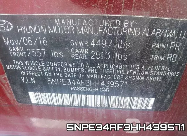 5NPE34AF3HH439571 фото 10