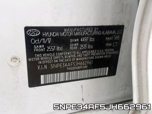 5NPE34AF5JH662961 фото 2