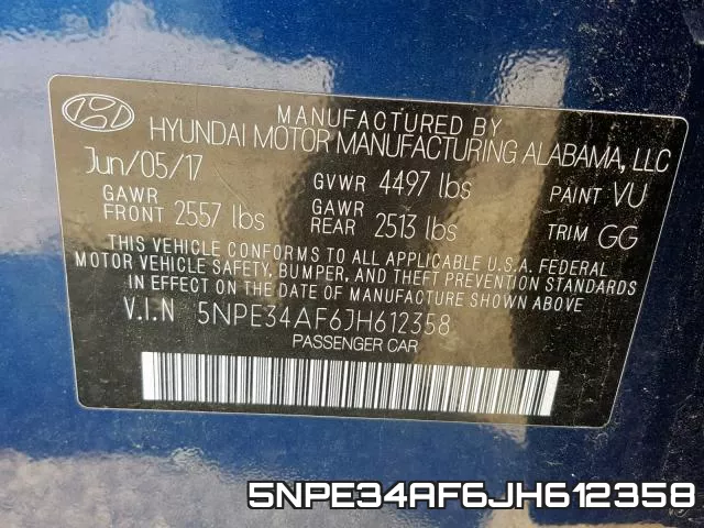 5NPE34AF6JH612358 фото 2
