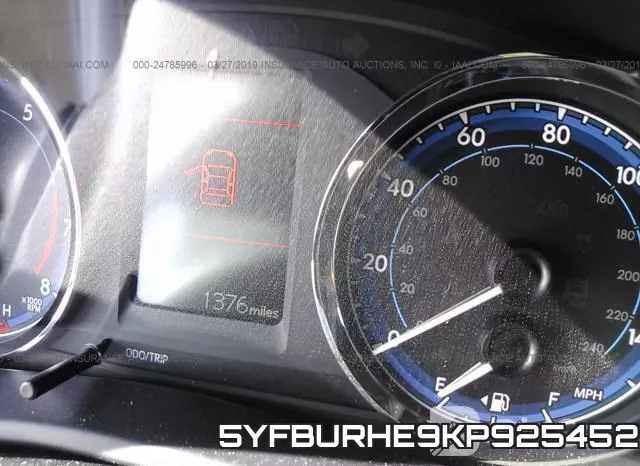 5YFBURHE9KP925452 фото 8