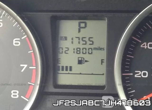 JF2SJABC7JH478603 фото 8