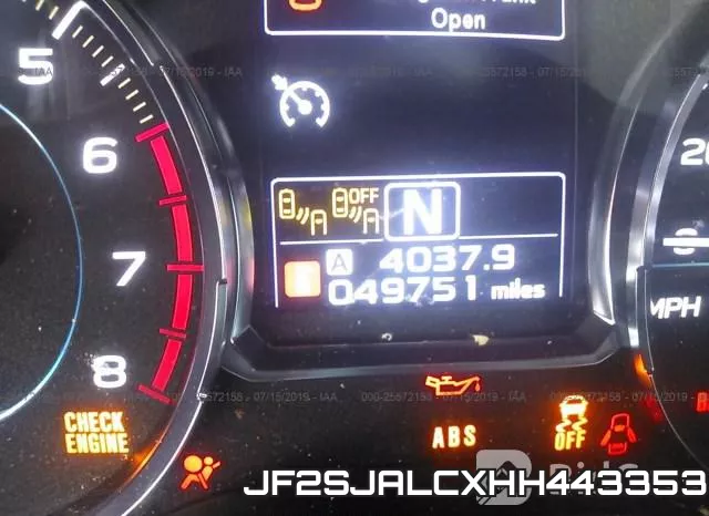 JF2SJALCXHH443353 фото 8