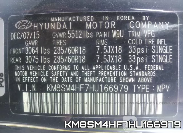 KM8SM4HF7HU166979 фото 9
