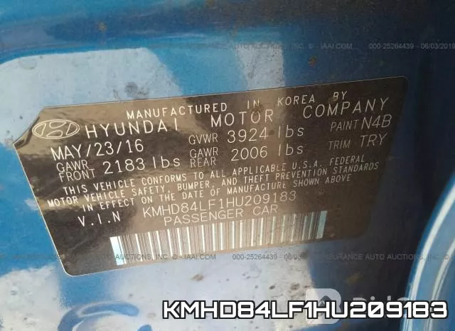 KMHD84LF1HU209183 фото 10