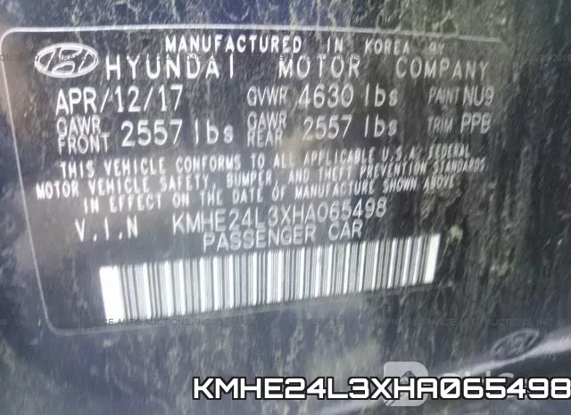 KMHE24L3XHA065498 фото 10