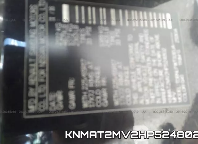 KNMAT2MV2HP524802 фото 10