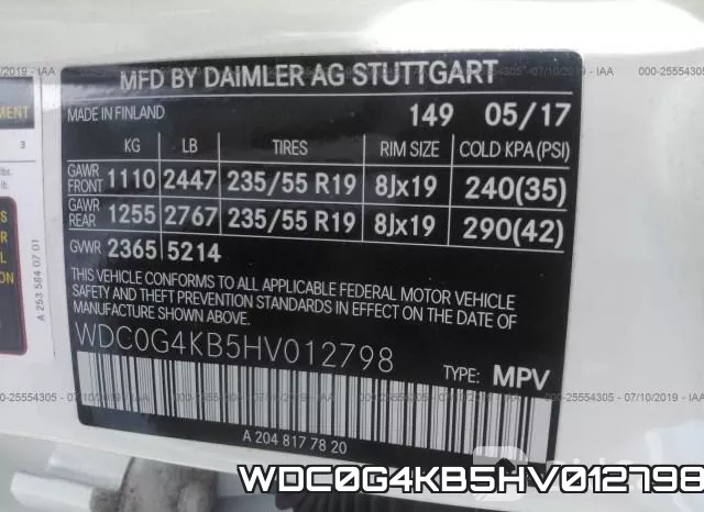 WDC0G4KB5HV012798 фото 10