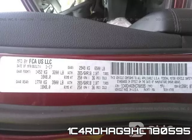 1C4RDHAG9HC780595 фото 10