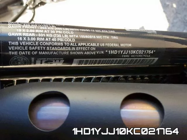 1HD1YJJ10KC021764 фото 2