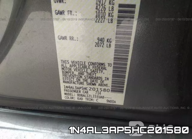 1N4AL3AP5HC201580 фото 10