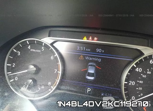 1N4BL4DV2KC119270 фото 8