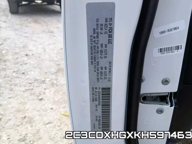 2C3CDXHGXKH597463 фото 2