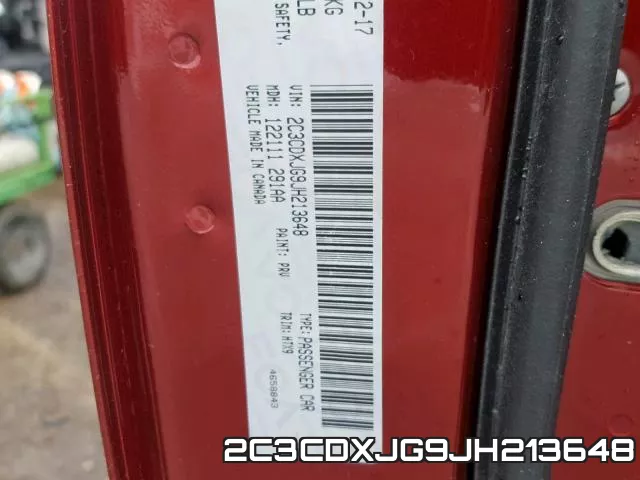 2C3CDXJG9JH213648 фото 2