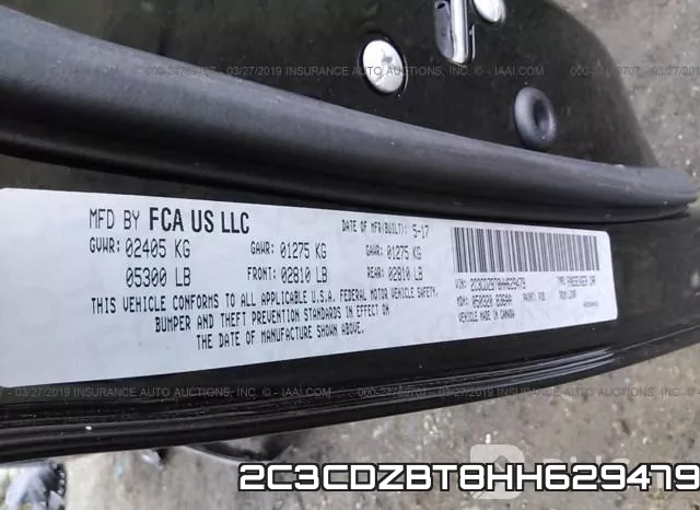 2C3CDZBT8HH629479 фото 10