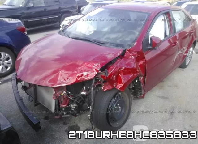 2T1BURHE8HC835833 фото 7