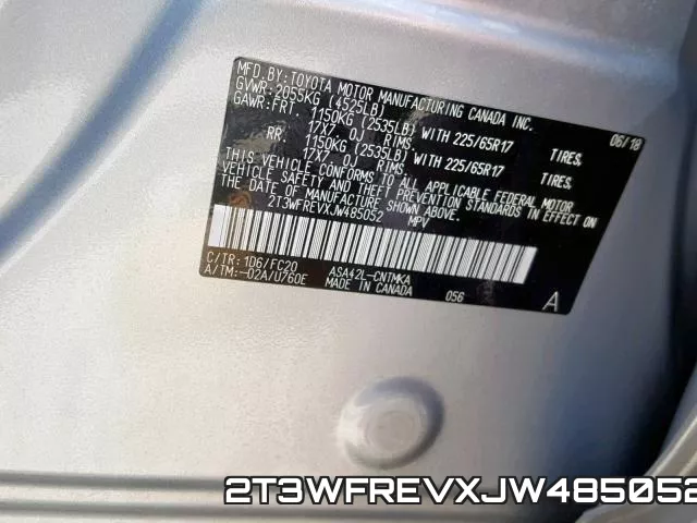 2T3WFREVXJW485052 фото 2
