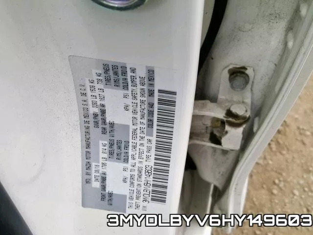 3MYDLBYV6HY149603 фото 2
