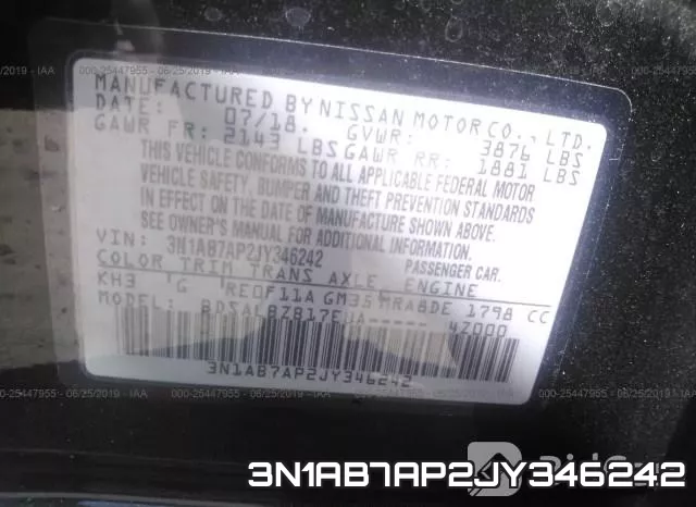 3N1AB7AP2JY346242 фото 10