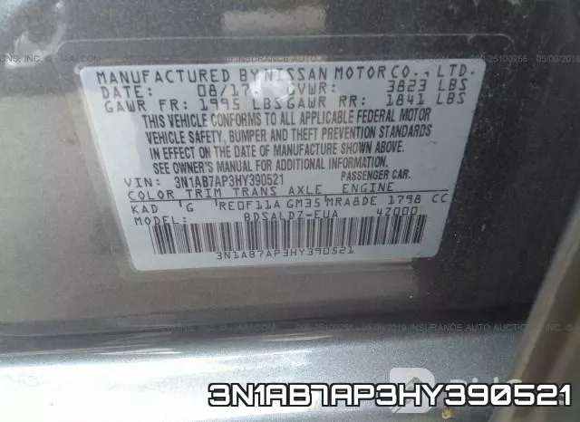 3N1AB7AP3HY390521 фото 9