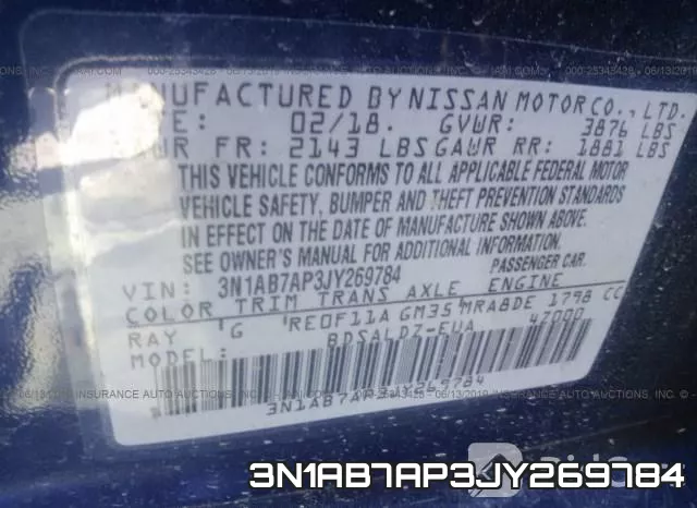 3N1AB7AP3JY269784 фото 10