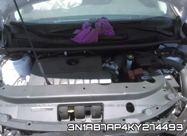 3N1AB7AP4KY274493 фото 2