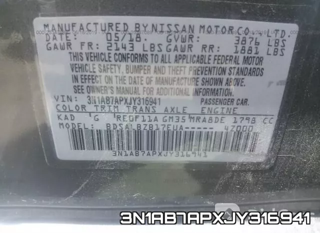 3N1AB7APXJY316941 фото 10
