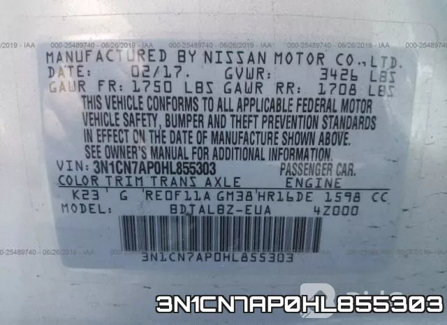 3N1CN7AP0HL855303 фото 10