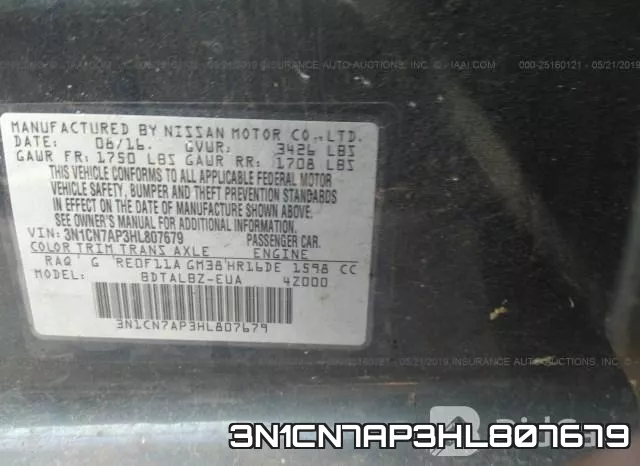 3N1CN7AP3HL807679 фото 10